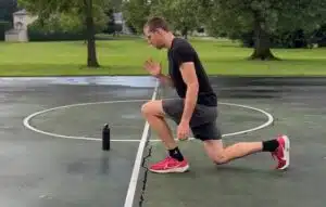 reverse lunge exercise