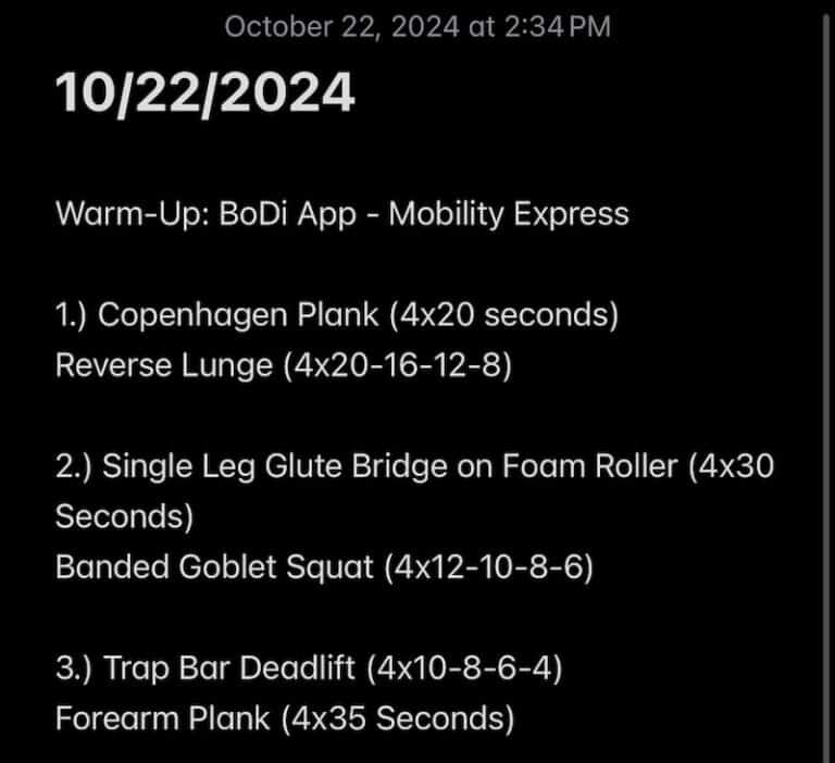 10-22-2024 Workout of the Day