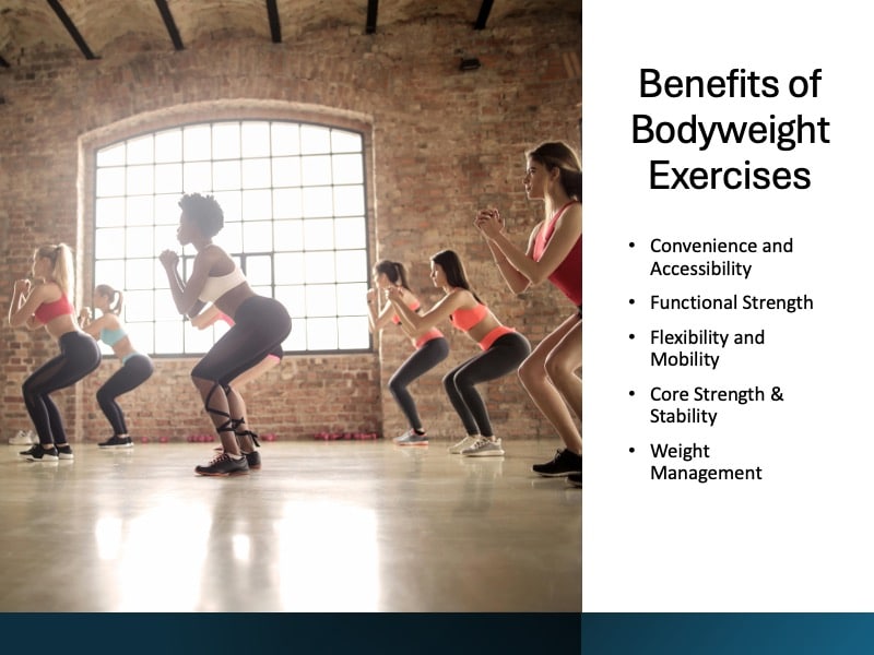Benefits of Body Weight Exercises