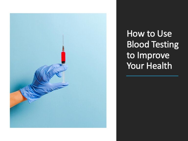 How Routine Blood Testing Supports Health Goals