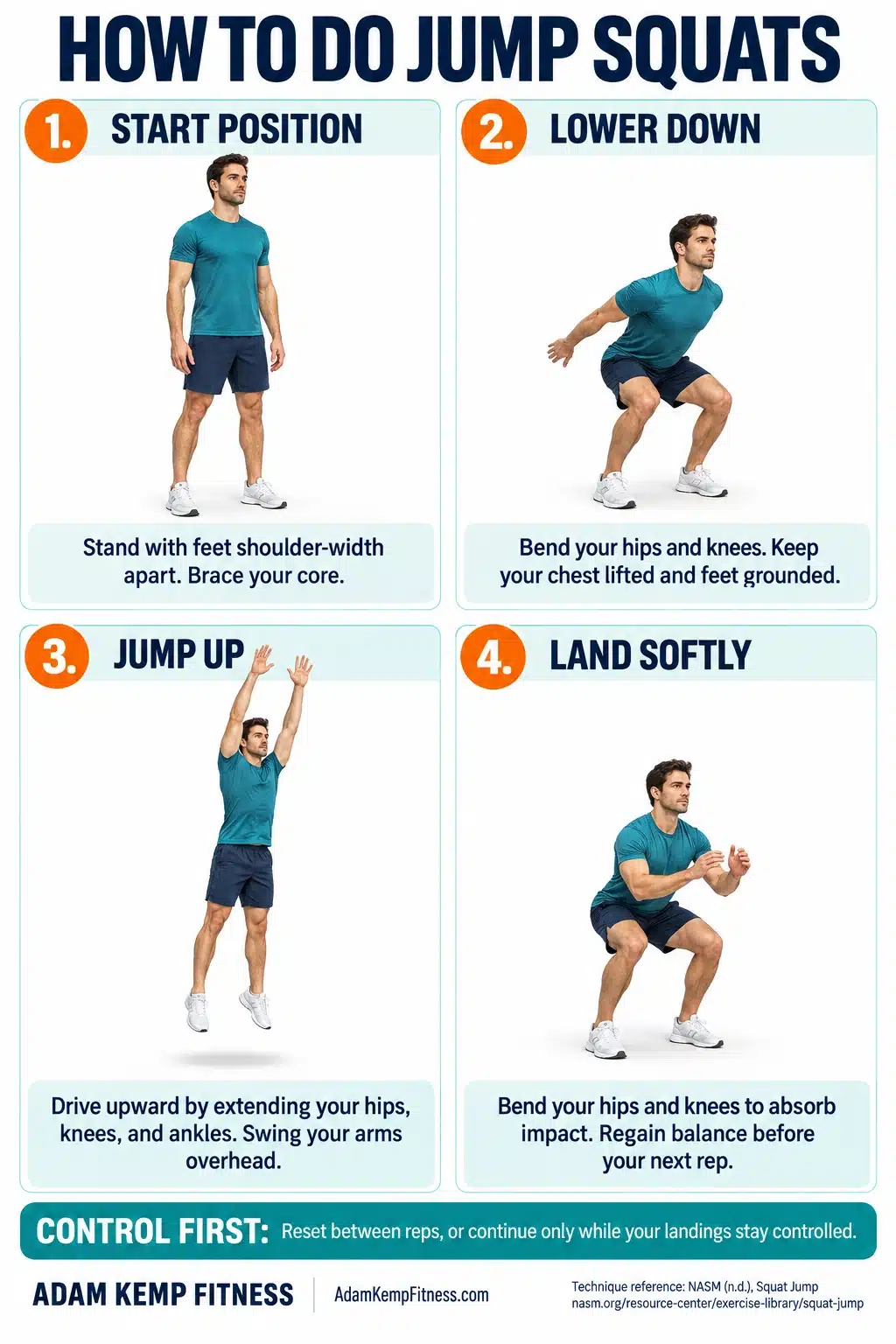 How to Do Jump Squats