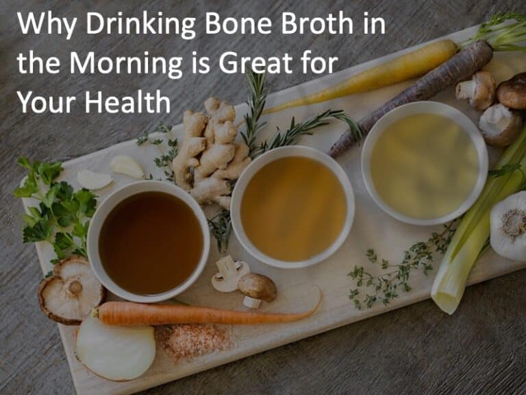 Drinking Bone Broth in the Morning
