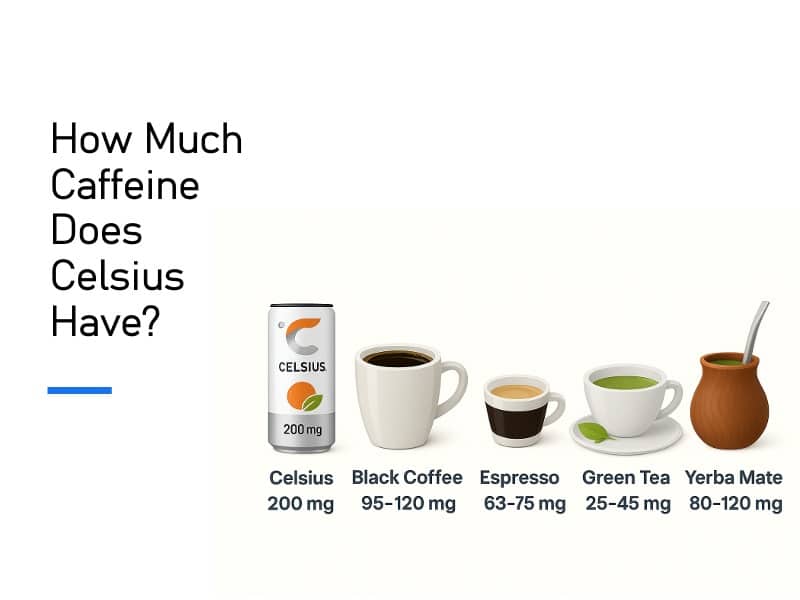 How Much Caffeine Does Celsius Have