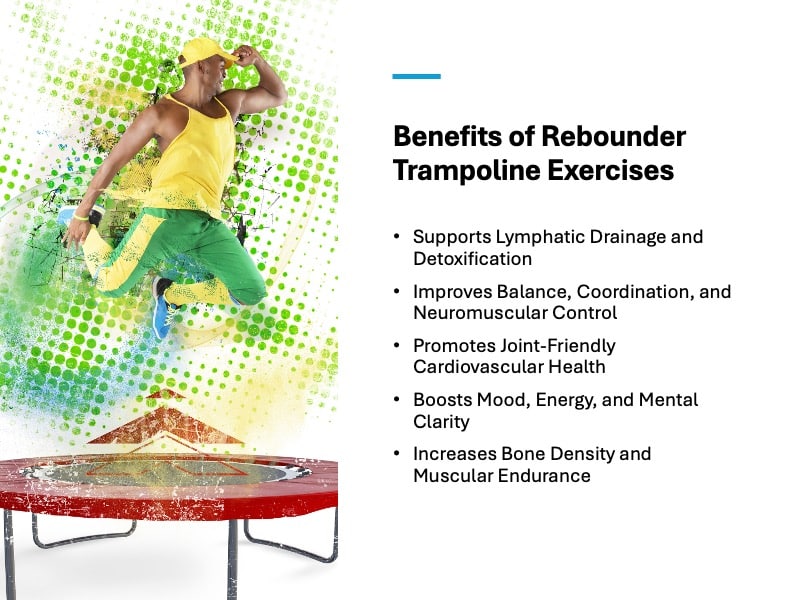 Benefits of Rebounder Trampoline Exercises
