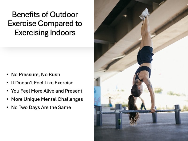 Benefits of Outdoor Exercise Compared to Exercising Indoors