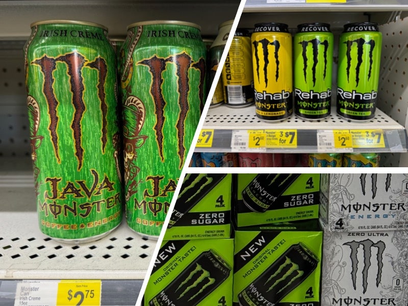 Monster Energy Drinks