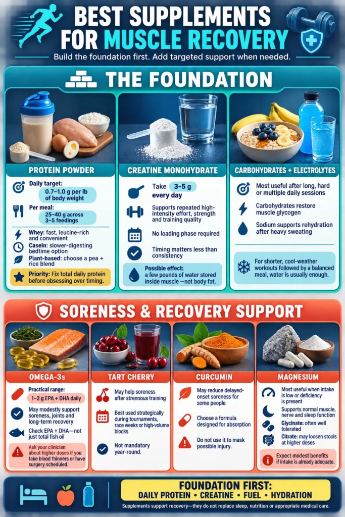 Most Effective Supplements for Muscle Recovery