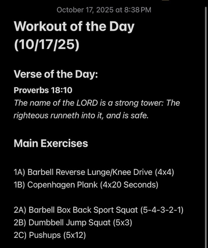 10-17-2025 Workout of the Day
