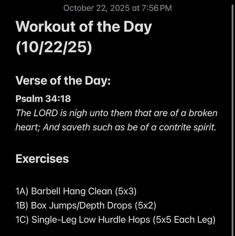 10-22-2025 Workout of the Day