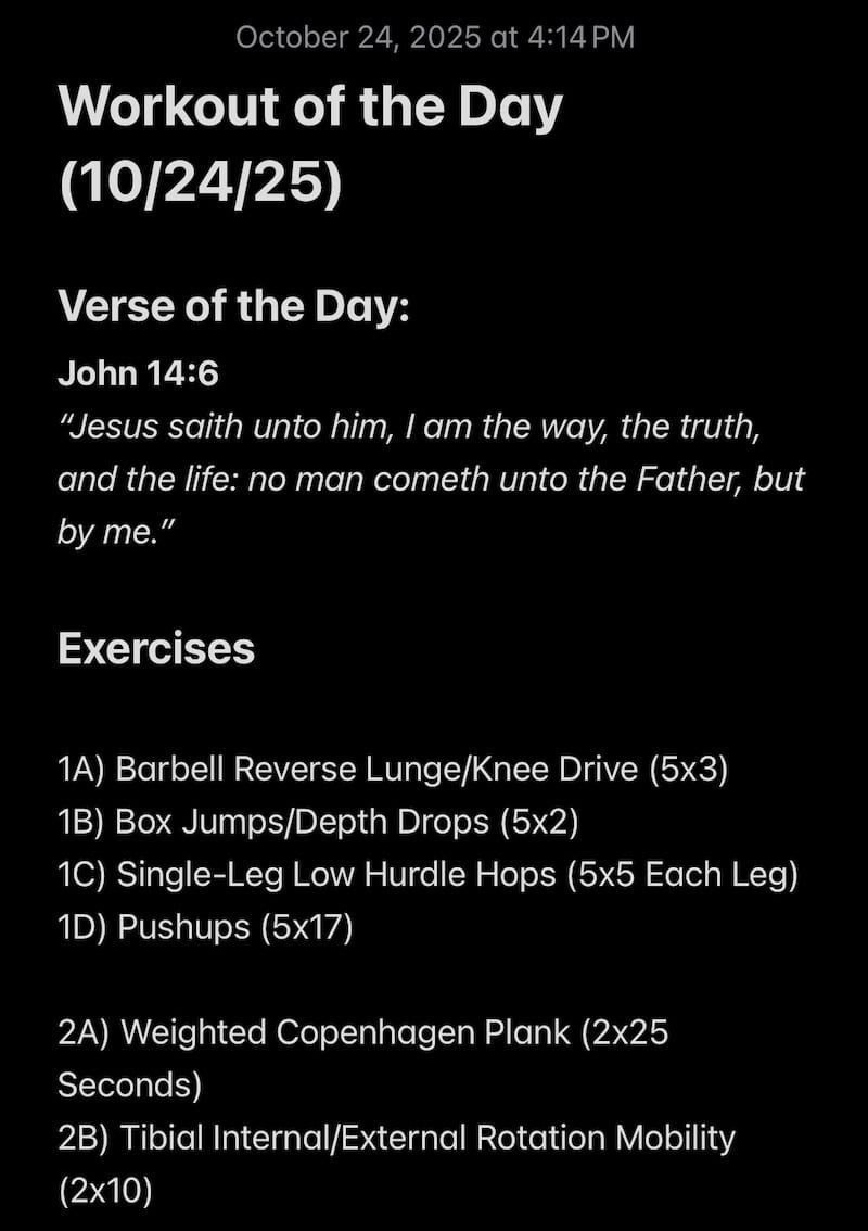 10-24-2025 Workout of the Day