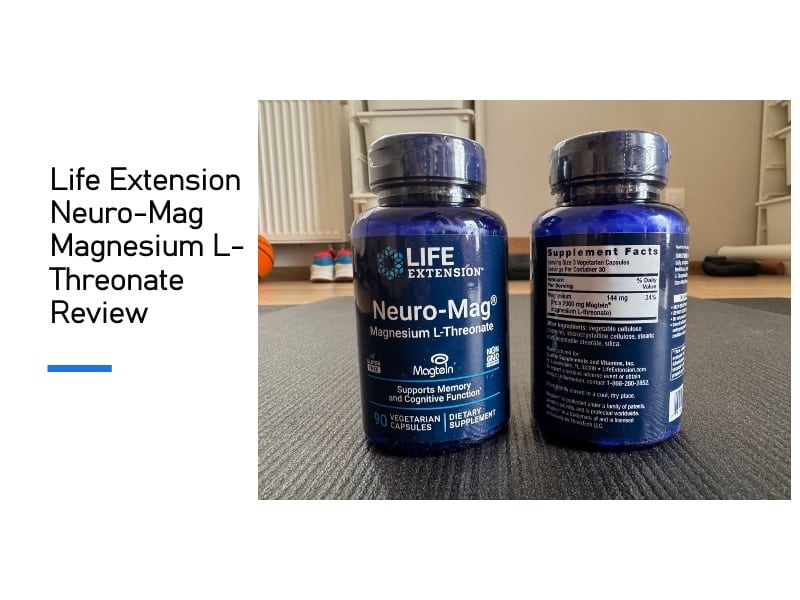 Life Extension Neuro-Mag Magnesium L-Threonate Review