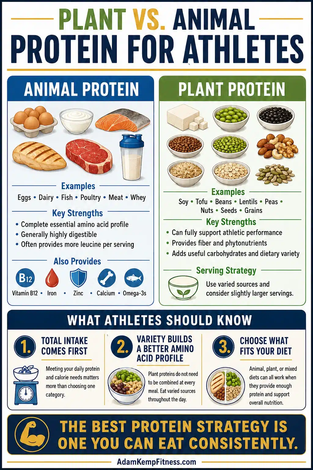 Plant vs Animal Protein for Athletes