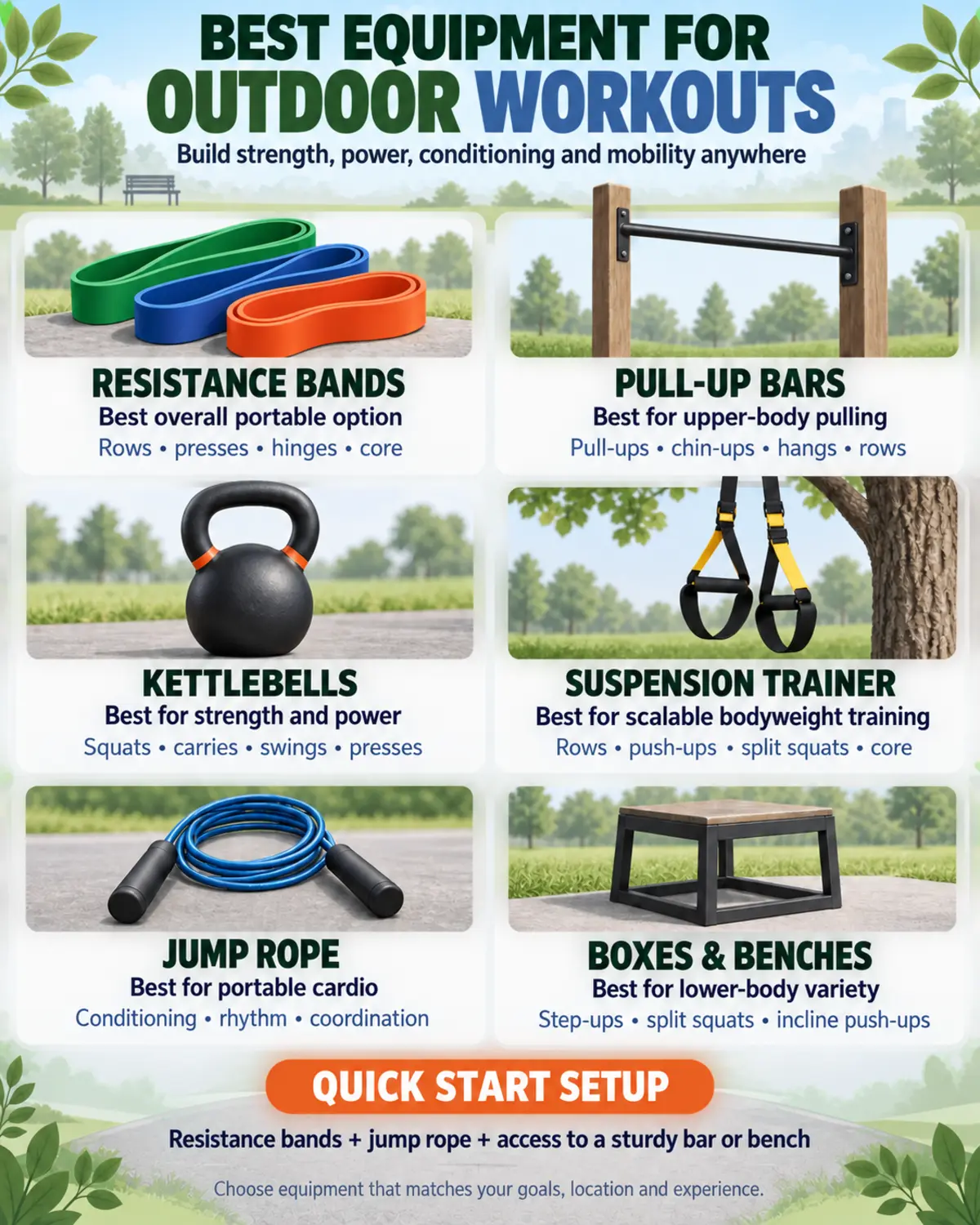 Best Outdoor Workout Equipment