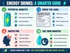 Energy Drinks Guide Infographic