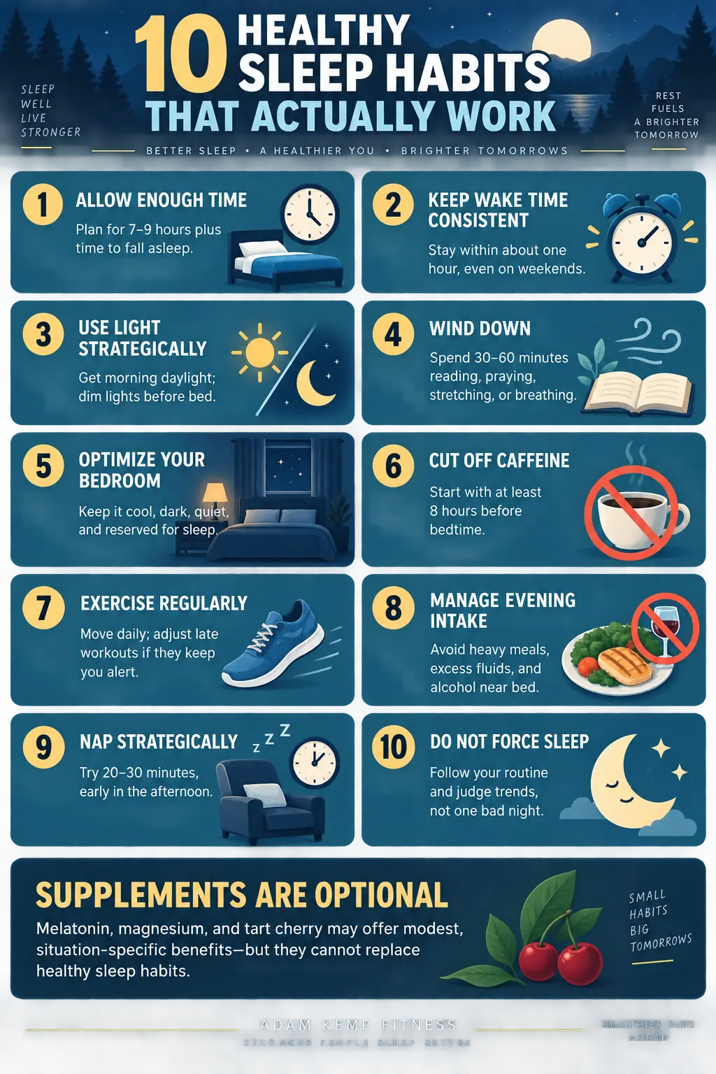 Healthy Habits for Sleep