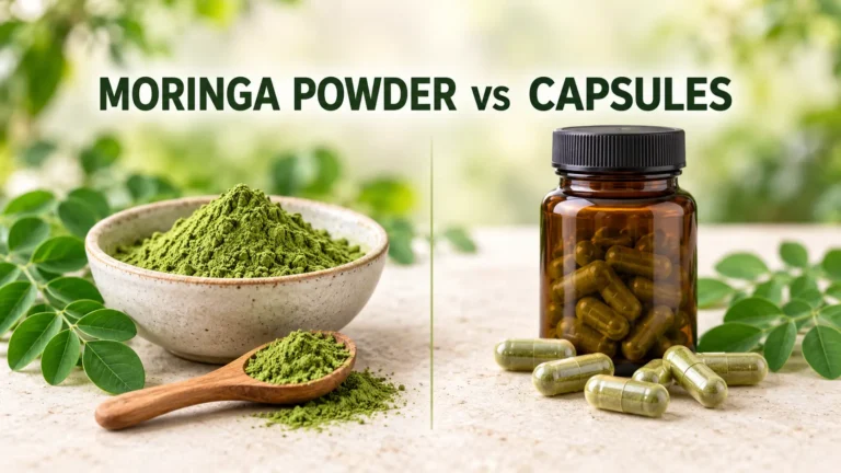 Moringa Powder vs Capsules