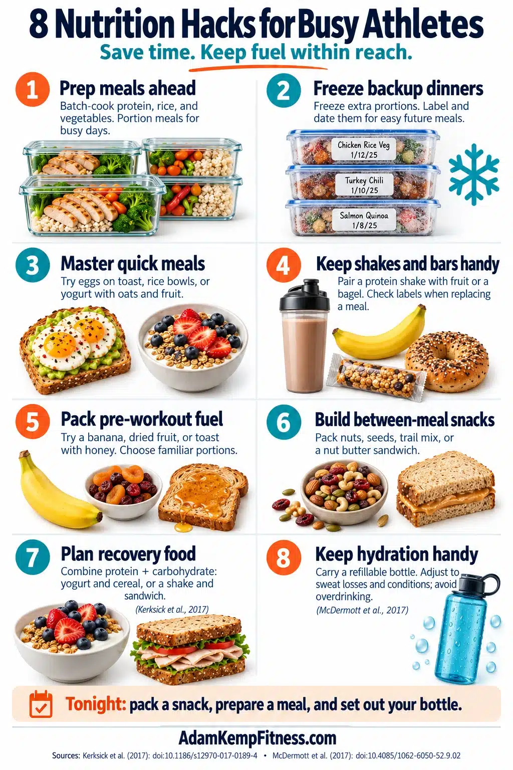Nutrition Hacks for Busy Athletes