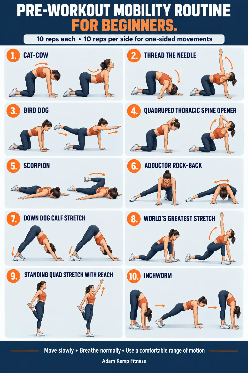 Pre Workout Mobility Routine for Beginners