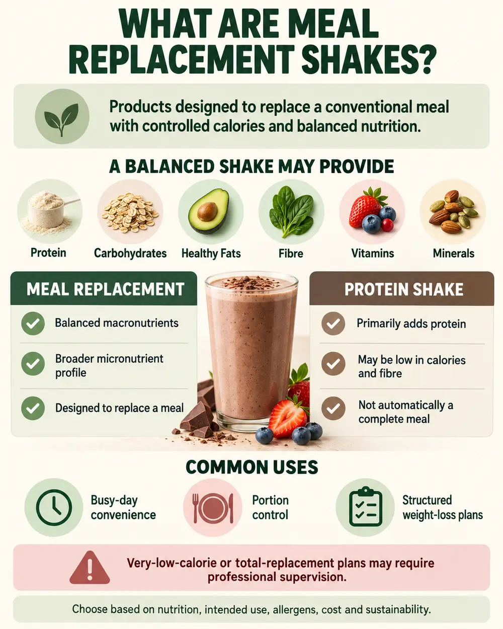 What are Meal Replacement Shakes